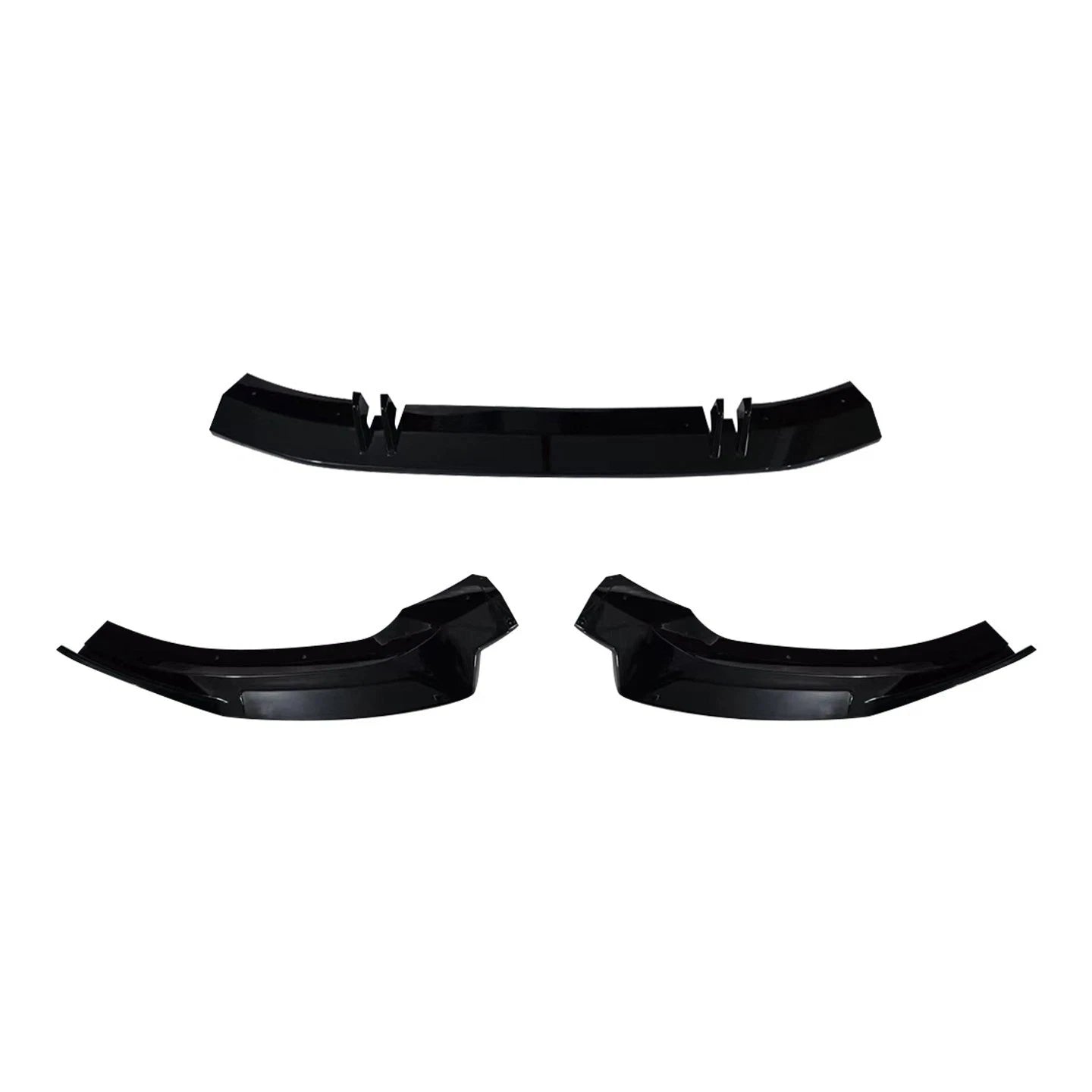 FOR AUDI A5 F5 S5 S-LINE FRONT SPLITTER LIP DIFFUSER SPOILER GLOSS BLACK 19-24
