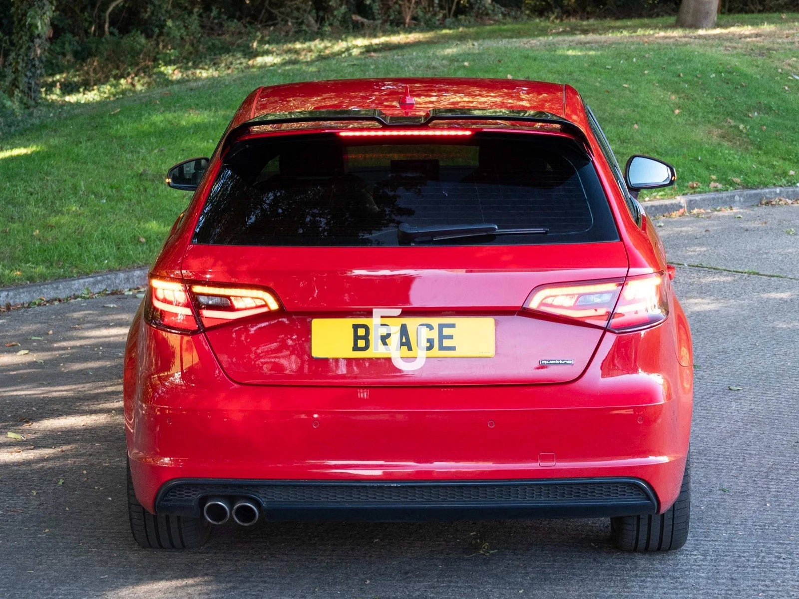 REAR BOOT ROOF SPOILER LIP OETTINGER STYLE FOR AUDI A3 S3 RS3 8V HATCHBACK 13-20