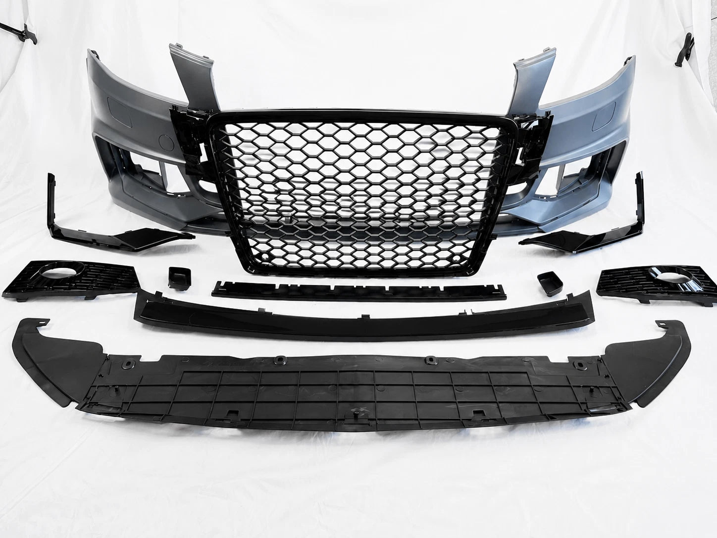 RS4 STYLE FRONT BUMPER CONVERSION KIT FOR AUDI A4 S4 B8 2008-2012 PRE FACELIFT