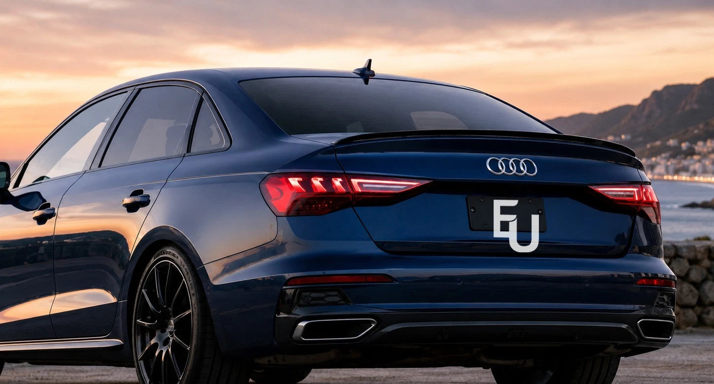 REAR BOOT SPOILER LIP WING A3 S3 RS3 STYLE FOR AUDI 2021 AUDI A3(8Y) SEDAN 2021+