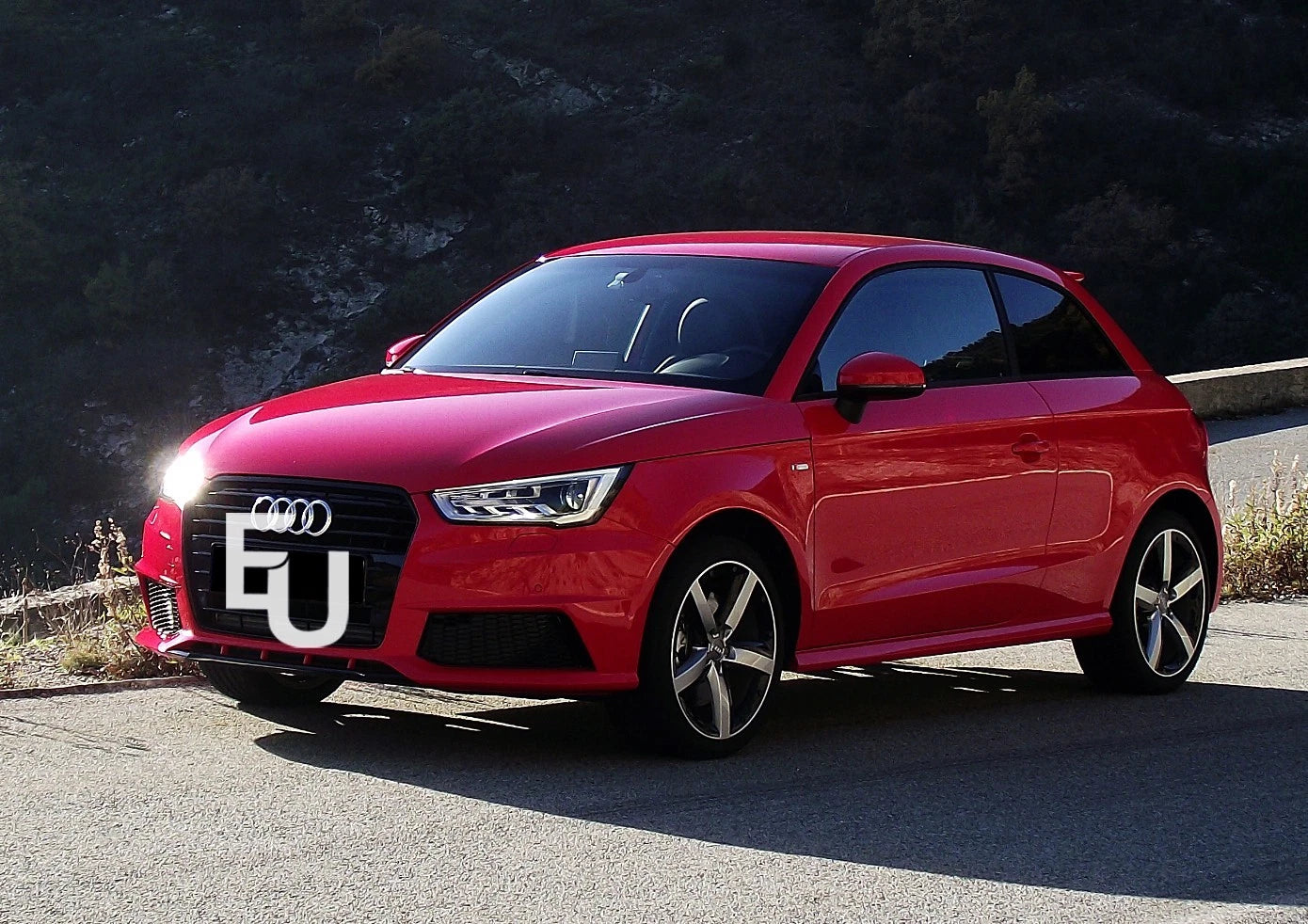 FOR AUDI A1 8X FRONT BUMPER PRIMED WITH WASHER HOLE NO PDC 8XA807065A 15-18