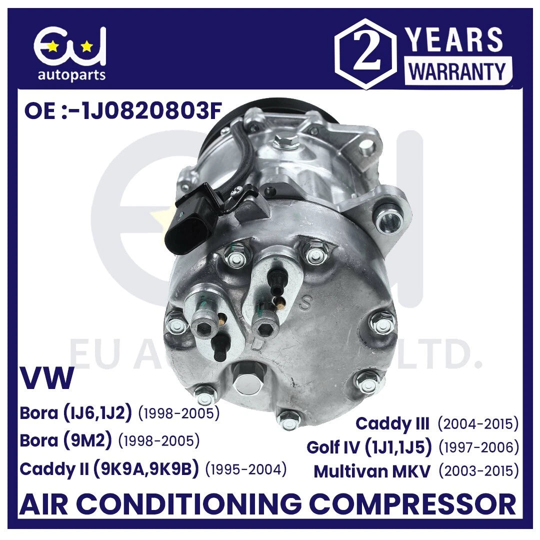 AIR CON AC COMPRESSOR PUMP FOR AUDI A3 SKODA OCTAVIA SEAT LEON 1J0820803B