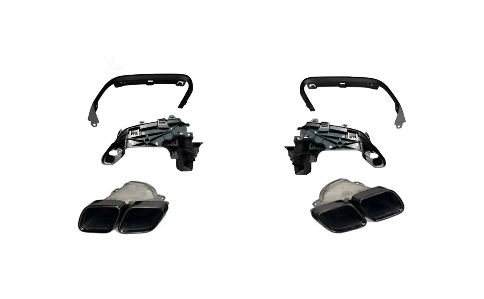 FOR MERCEDES GLC X254 GLC63 AMG FRONT SPLITTER LIP DIFFUSER BUMPER BLACK 22+