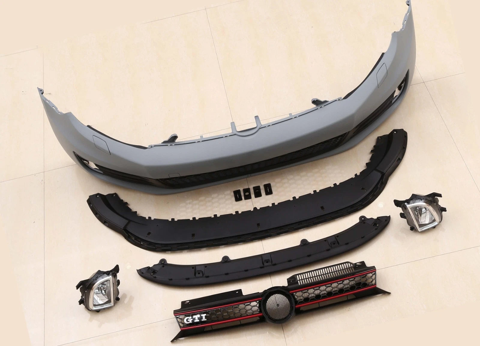 FOR VW GOLF MK6 GTI CONVERSION LOOK FRONT BUMPER BODYKIT 09-12 FIT TDI TSI GTI