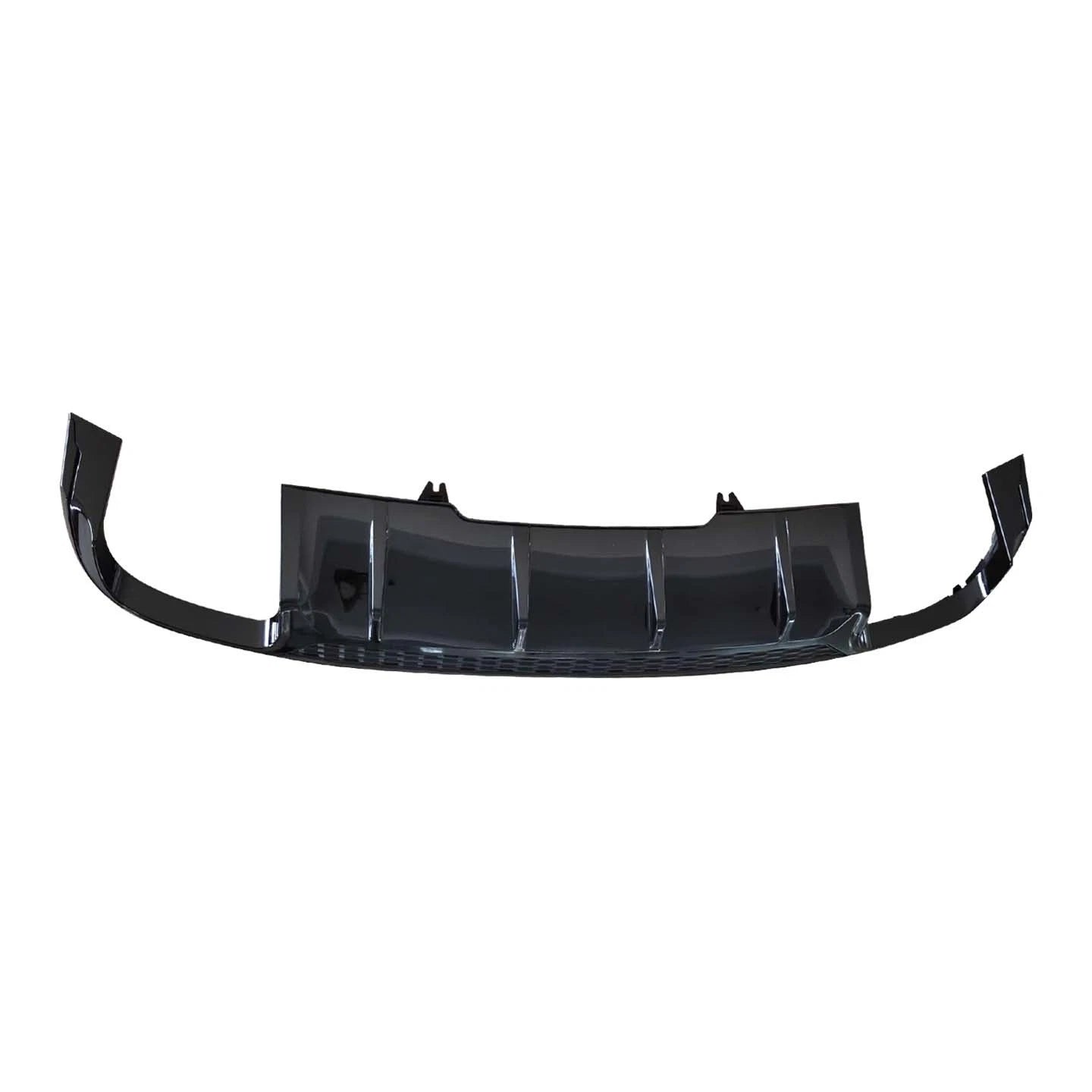 FOR AUDI A5 S5 B9 S-LINE REAR BUMPER DIFFUSER SPLITTER GLOSS BLACK 2016-2019