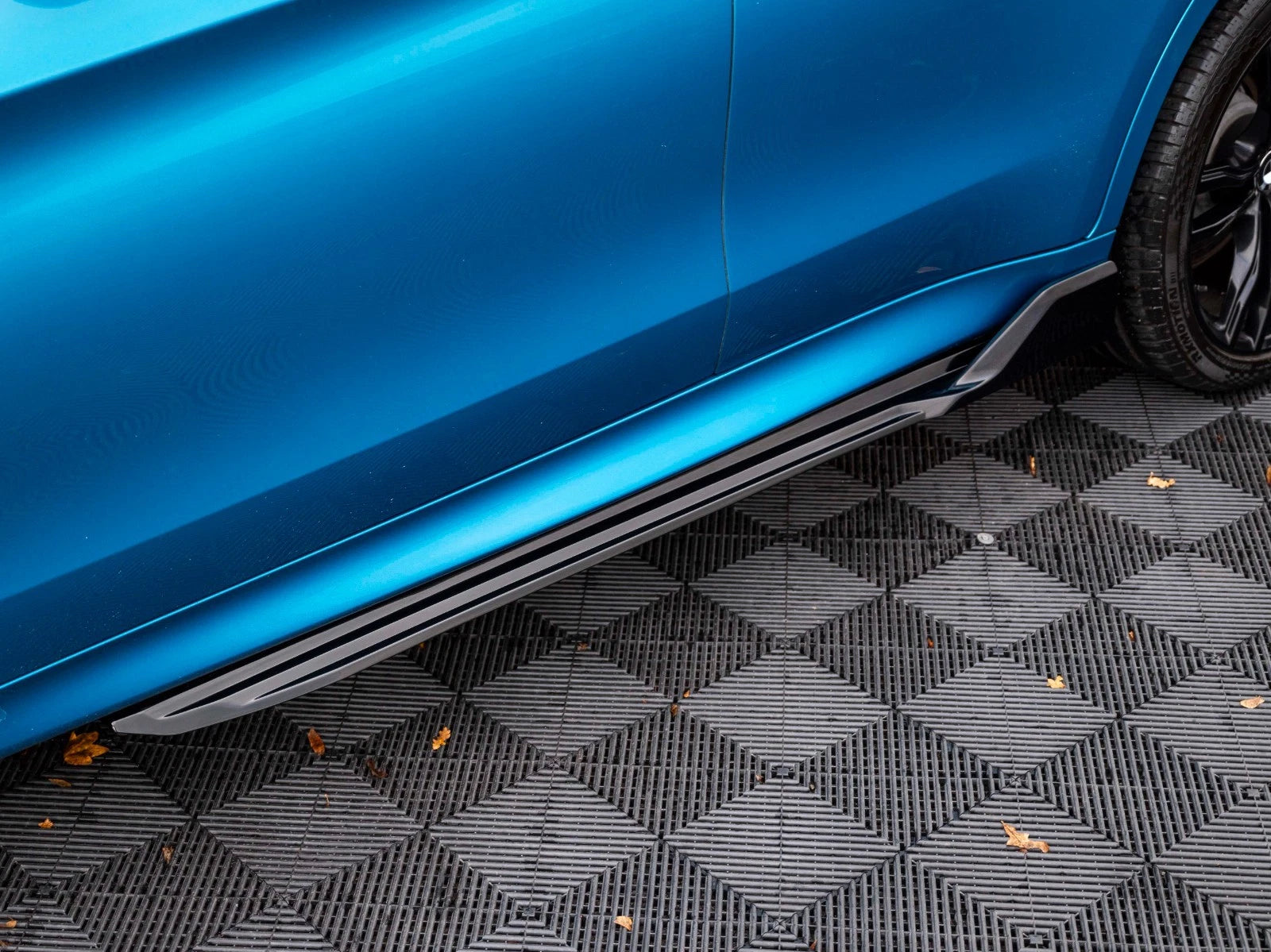 FOR BMW X5 F15 X6 F16 M SPORT SIDE SKIRTS EXTENSION BLADES LIP GLOSS BLACK 13-18