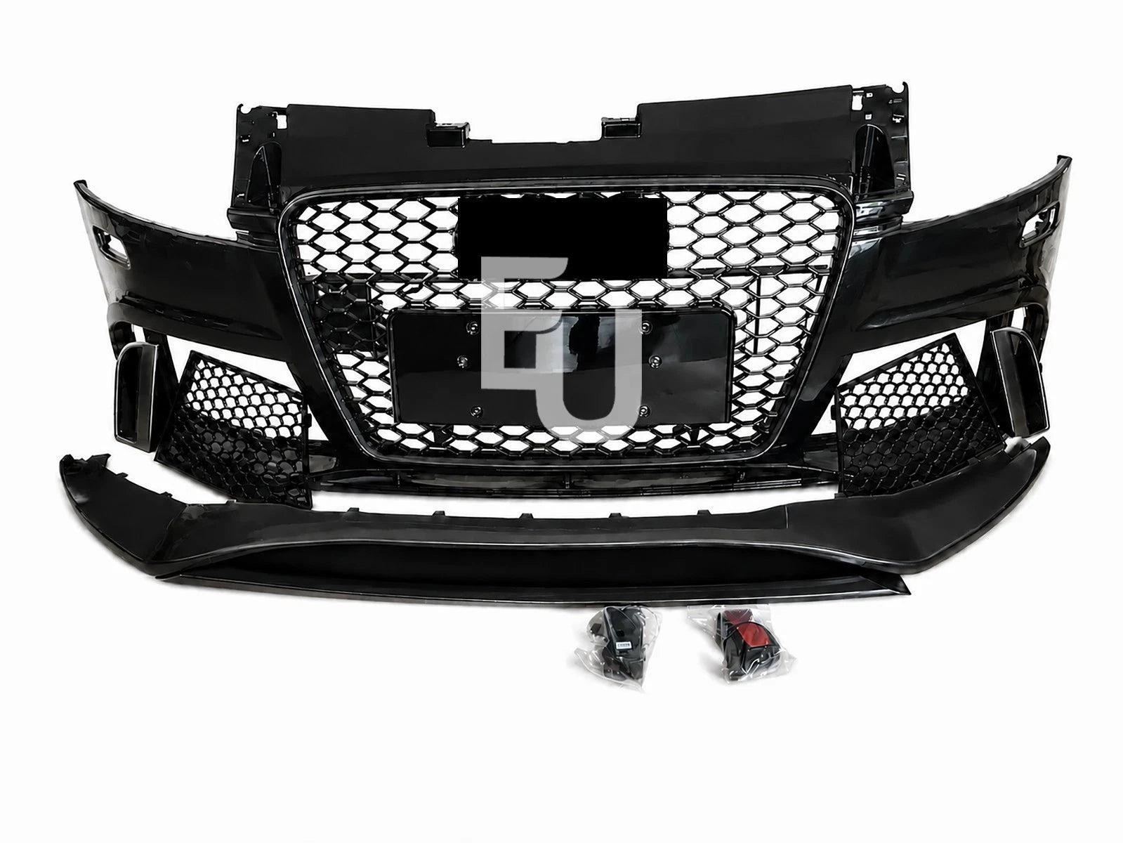 TTRS LOOK CONVERSION FRONT BUMPER BODY KIT FOR AUDI TT MK2 8J 07-14 W/GRILLE