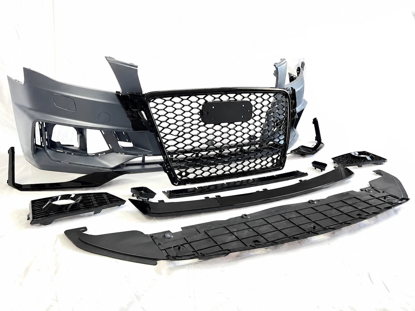 RS4 STYLE FRONT BUMPER CONVERSION KIT FOR AUDI A4 S4 B8 2008-2012 PRE FACELIFT