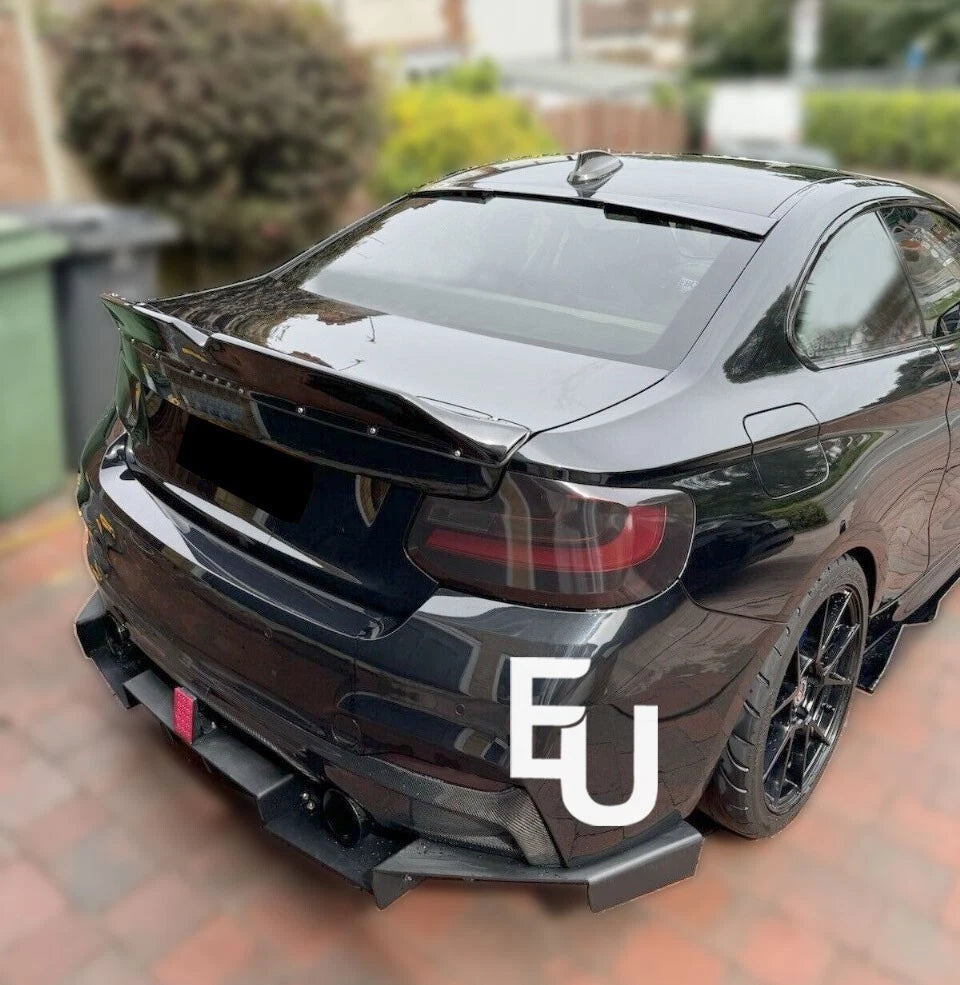 FOR BMW 2 SERIES F22 F87 M2 220 230I M240 STYLE REAR ROOF SPOILER LIP WING 14-21