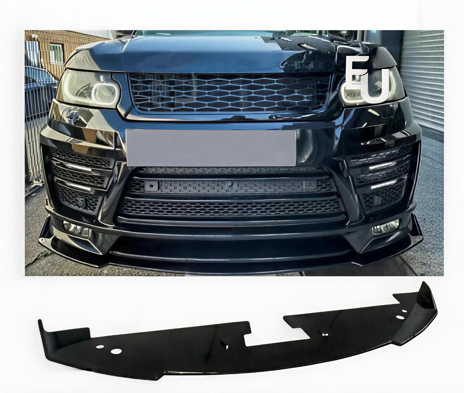FOR RANGE ROVER SPORT L494 2013-2017 LM STYLE FRONT BUMPER BODY KIT SPLITTER