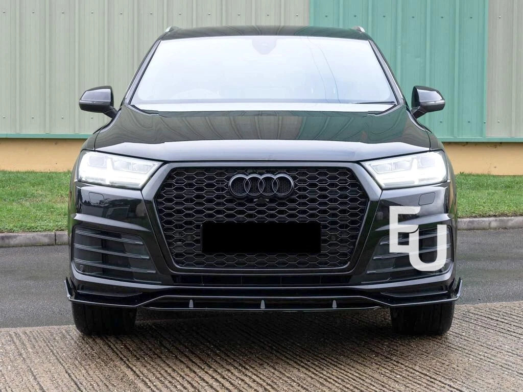 FOR AUDI Q7 4M SLINE SQ7 2015-2019 FRONT GRILLE HONEYCOMB GRILL RSQ7 STYLE BLACK