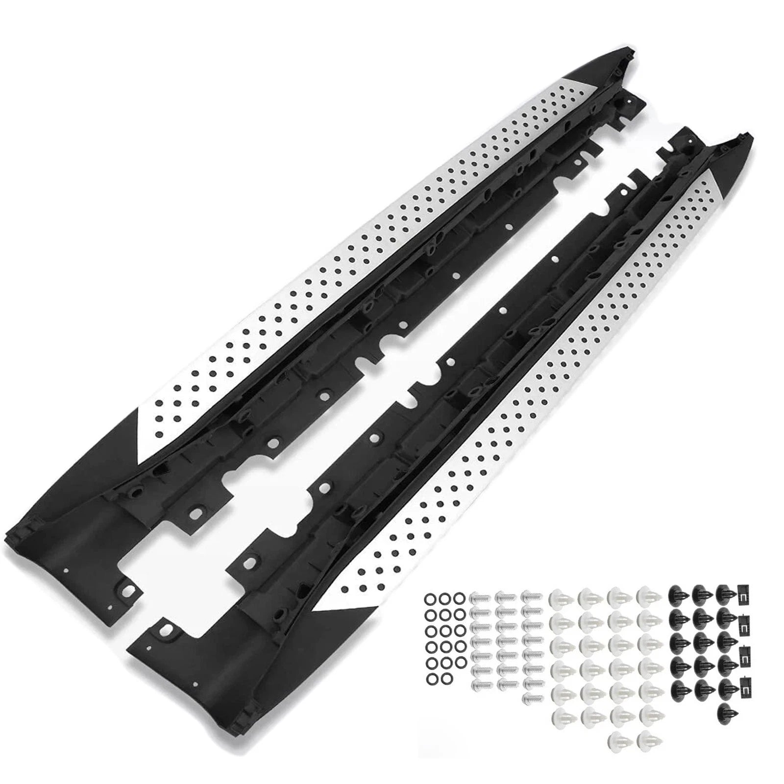 ALUMINIUM SIDE STEPS RUNNING BOARD FOOT RAILS OE STYLE FOR BMW X5 E70 2007-2013