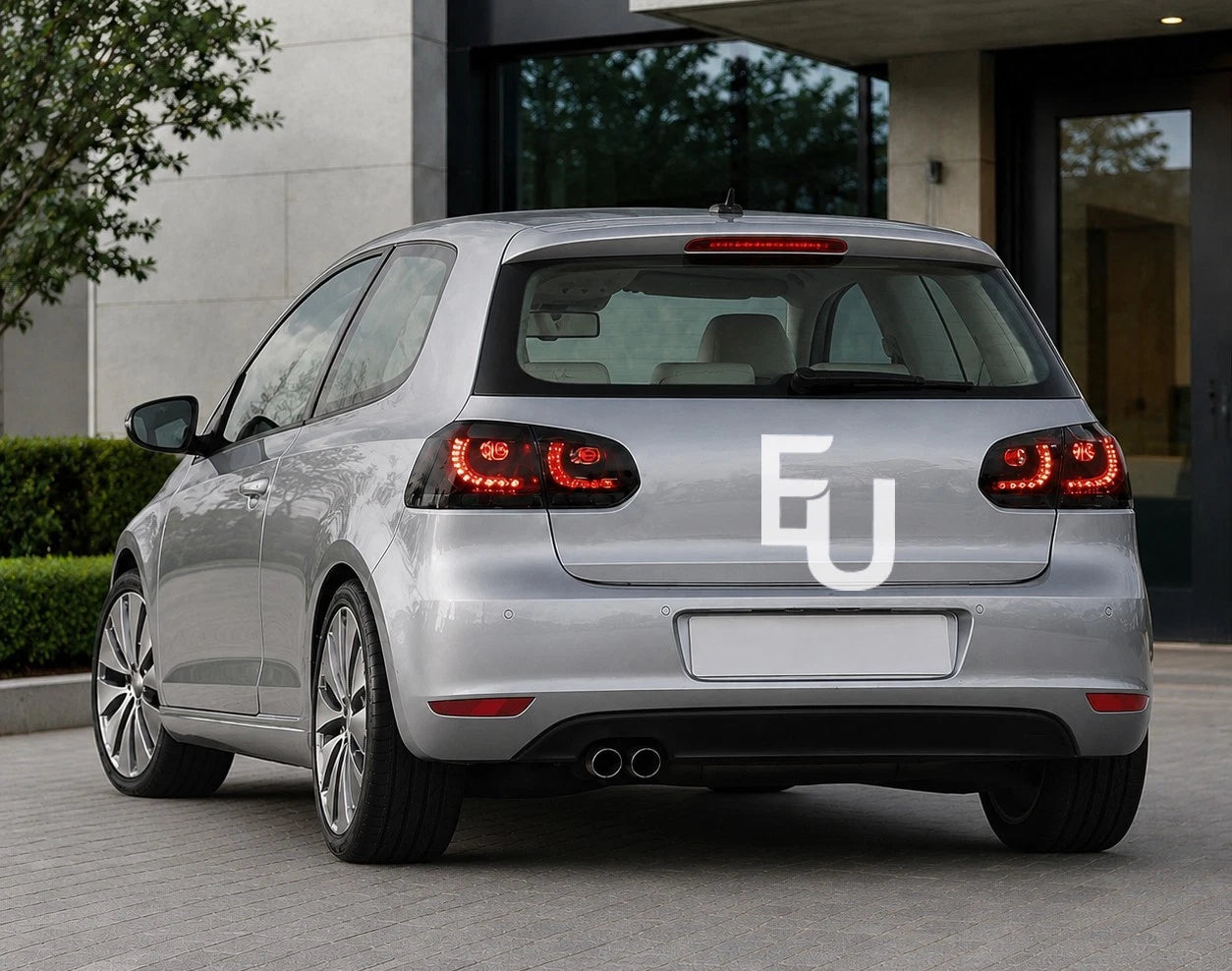 FOR VW GOLF MK6 LED HEADLIGHT SMOKED REAR TAIL LIGHTS LAMP SET 08-13 SEQUENTIAL