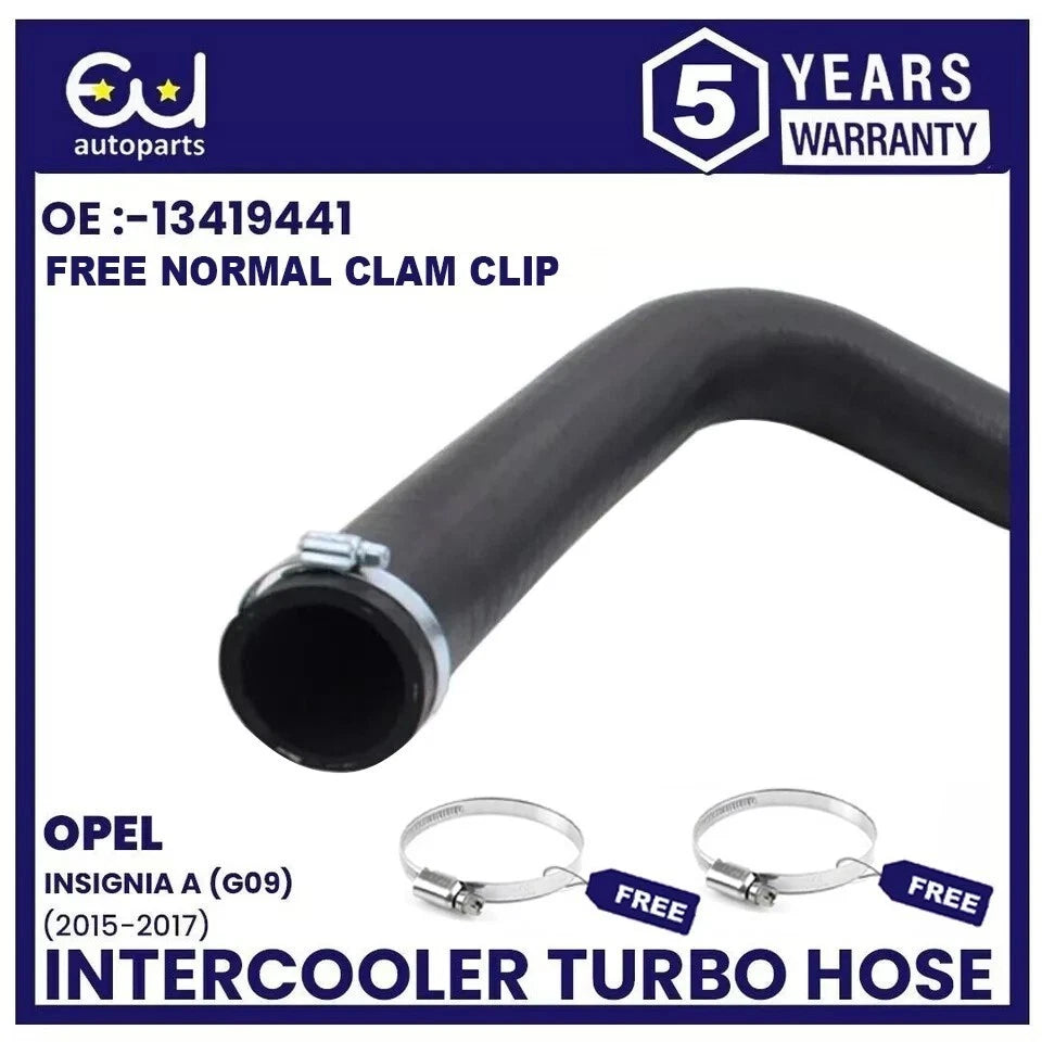 FOR VAUXHALL INSIGNIA 1.6 DIESEL TURBO INTERCOOLER OUTLET HOSE PIPE 13419441