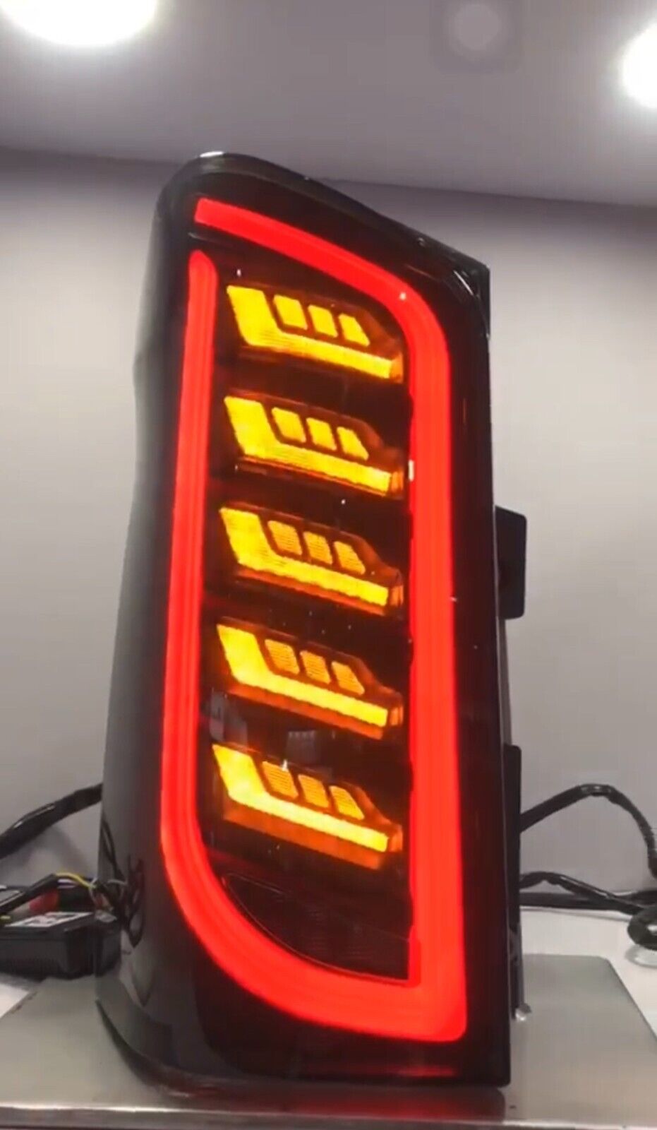 2X LED SMOKED DYNAMIC REAR TAIL LIGHT LAMP FOR MERCEDES BENZ VITO W447 14-23 UK