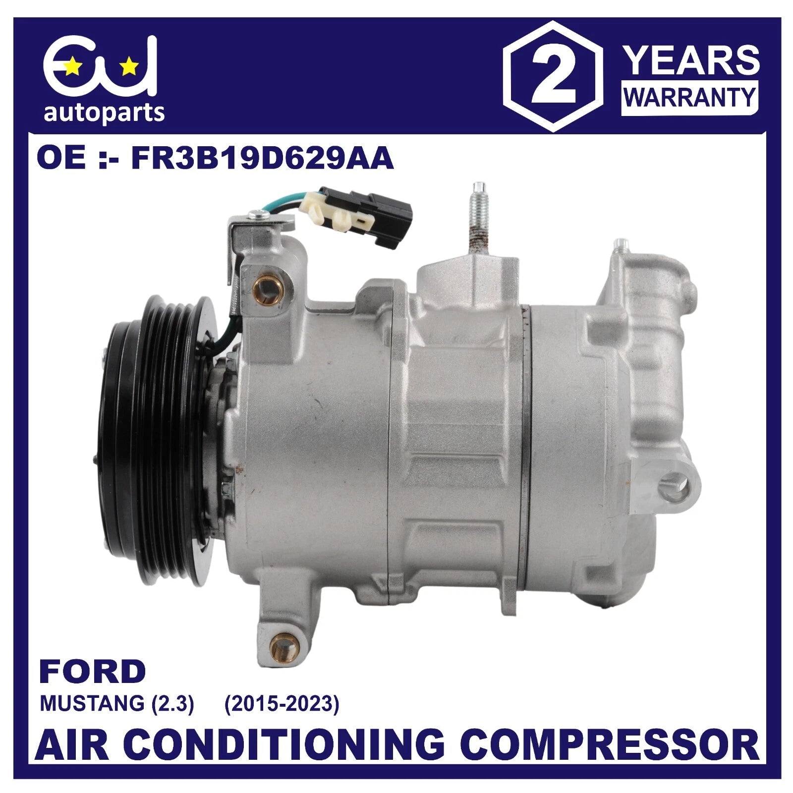 AIR CON AC COMPRESSOR PUMP FOR FORD MUSTANG 2.3 2015-2023 FR3Z19703F