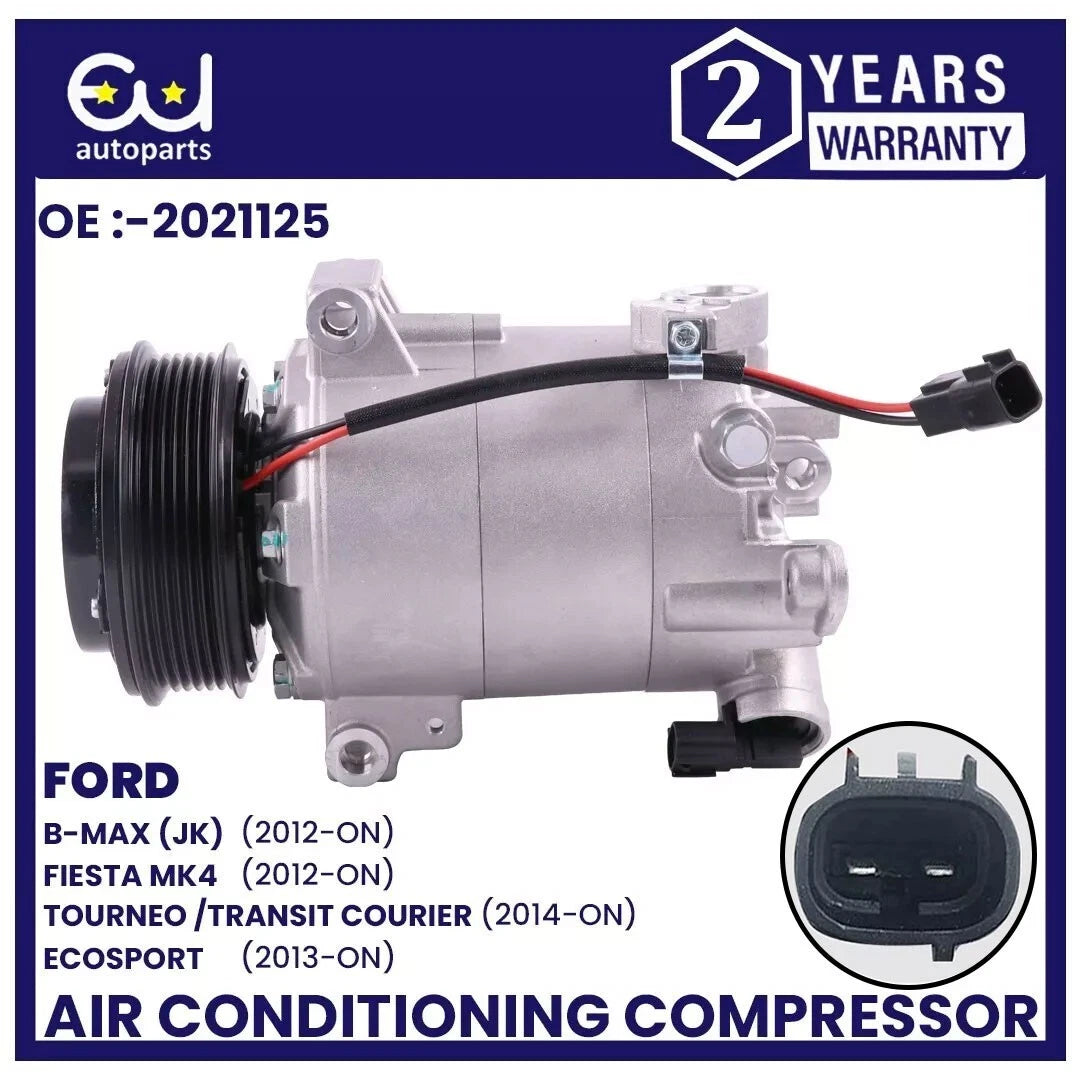 AIR CONDITIONING AC COMPRESSOR FOR FORD B-MAX FIESTA TRANSIT COURIER 1.0 ECOBOST