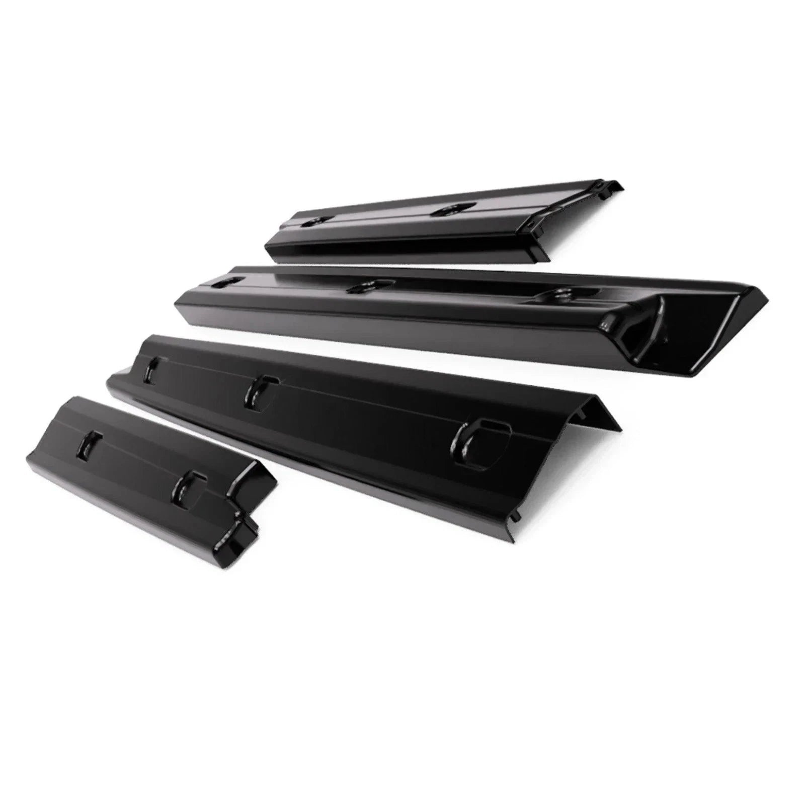 FOR VOLKSWAGEN CADDY LWB MK5 SIDE SKIRT EXTENSIONS GLOSS BLACK 2020+