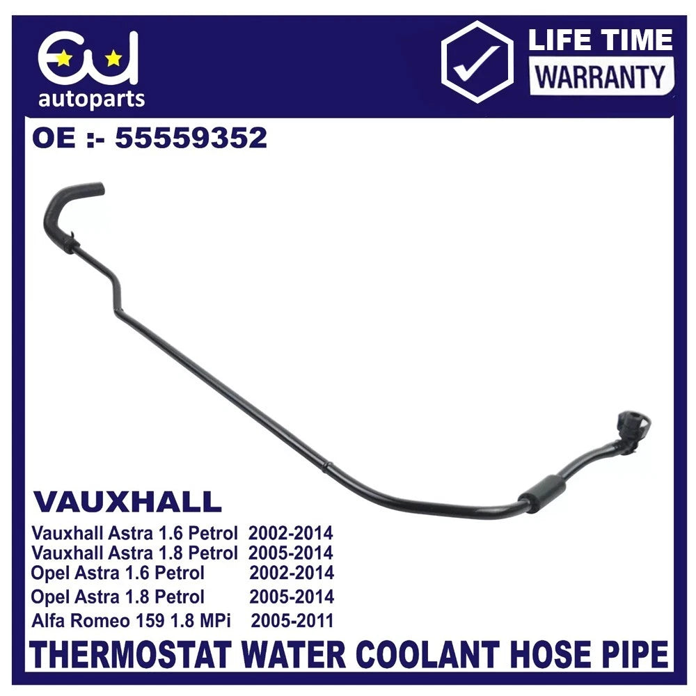 THERMOSTAT WATER COOLANT HOSEPIPE FITS FOR VAUXHALL ASTRA ZAFIRA INSIGNIA SIGNUM