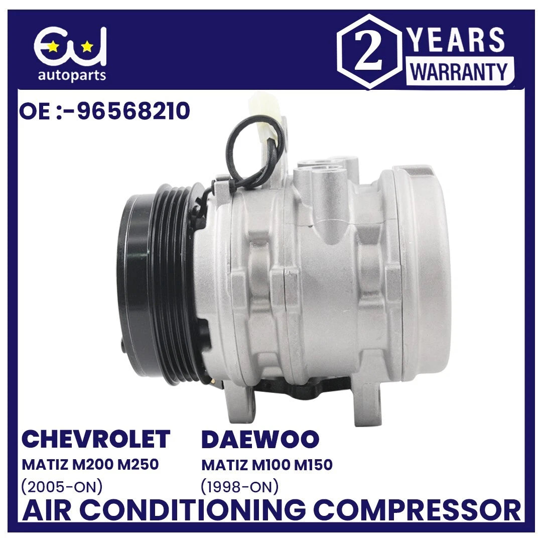 NEW AIR CONDITIONING AC COMPRESSOR FOR CHEVROLET DAEWOO MATIZ M100 M150 0.8 1.0