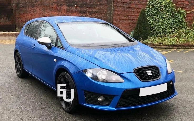FOR SEAT LEON MK2 1P CLEAR HEADLIGHT LENS SHELL LAMPSHADE RIGHT DRIVER SIDE 9-12