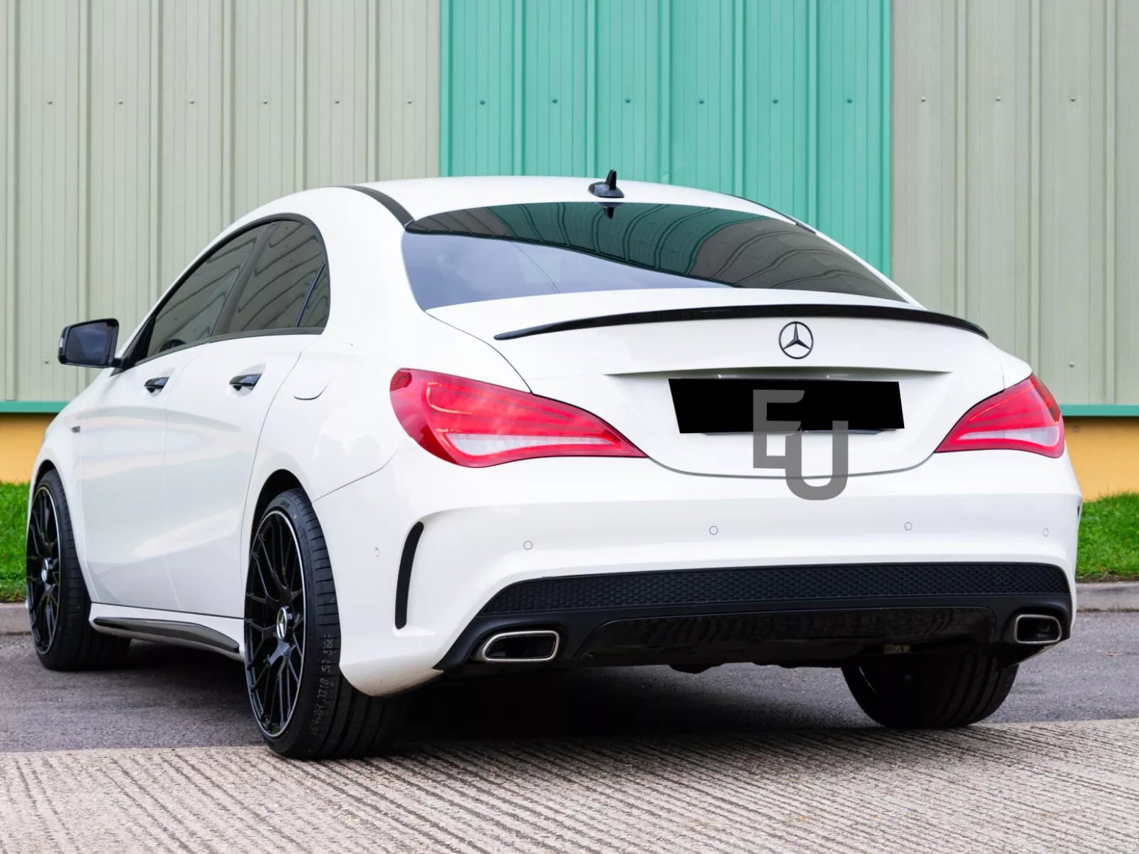 AMG STYLE FOR MERCEDES W117 C117 CLA CLA45 GLOSS BLACK BOOT REAR TRUNK SPOILER