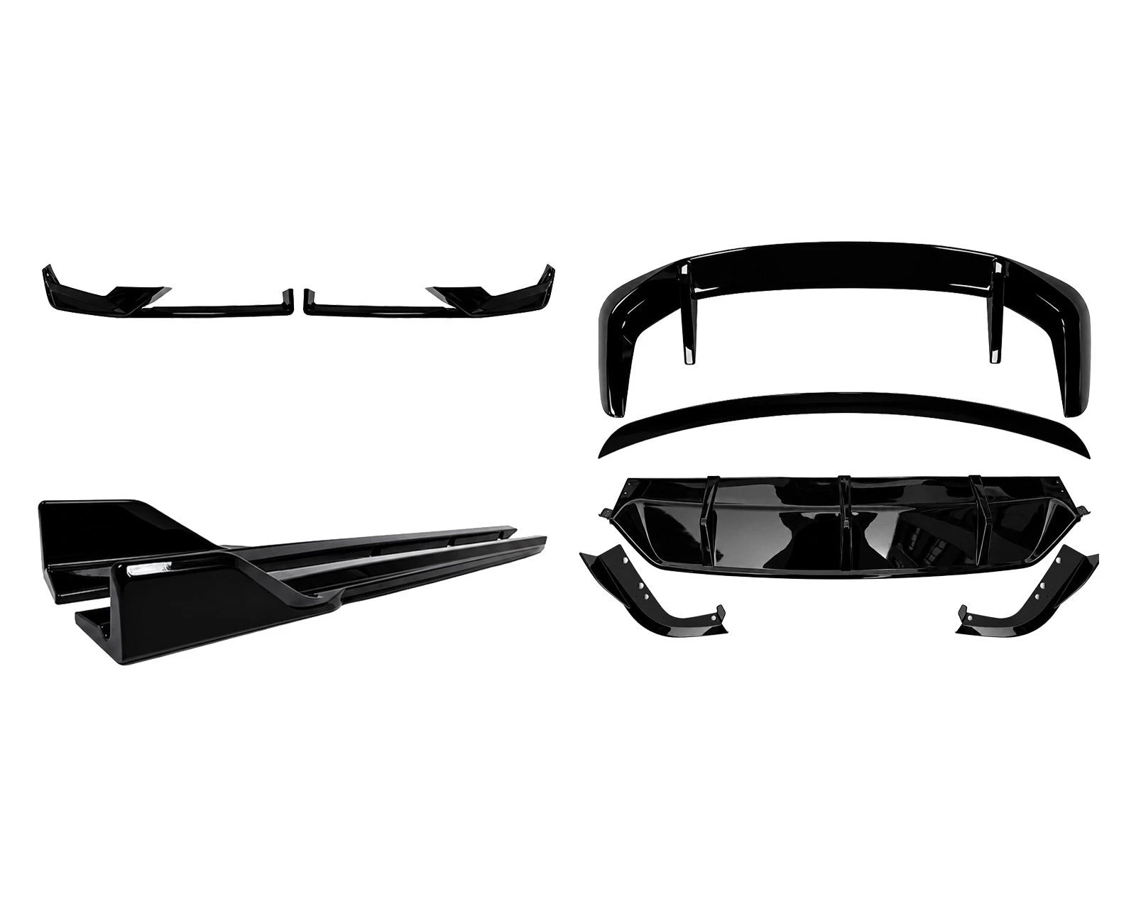 FOR BMW X5 G05 LCI M SPORT AERO BODY KIT BODYKIT REAR DIFFUSER FRONT SPLITTER