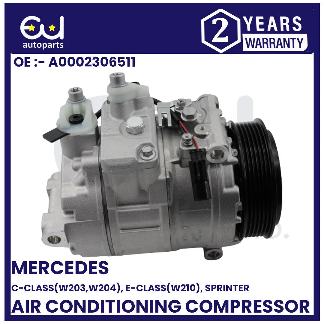 AIR CON AC COMPRESSOR PUMP FOR MERCEDES C-CLASS W203 W204 E-CLASS W211 SPRINTER