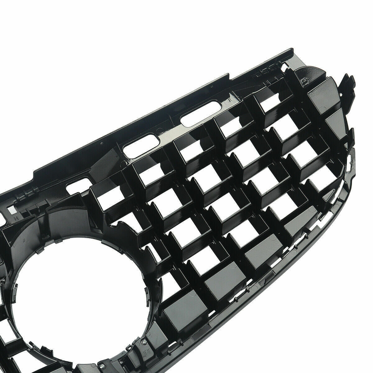 FOR MERCEDES E CLASS W212 13-2016 FRONT GRILLE GRILL BLACK PANAMERICANA GT STYLE