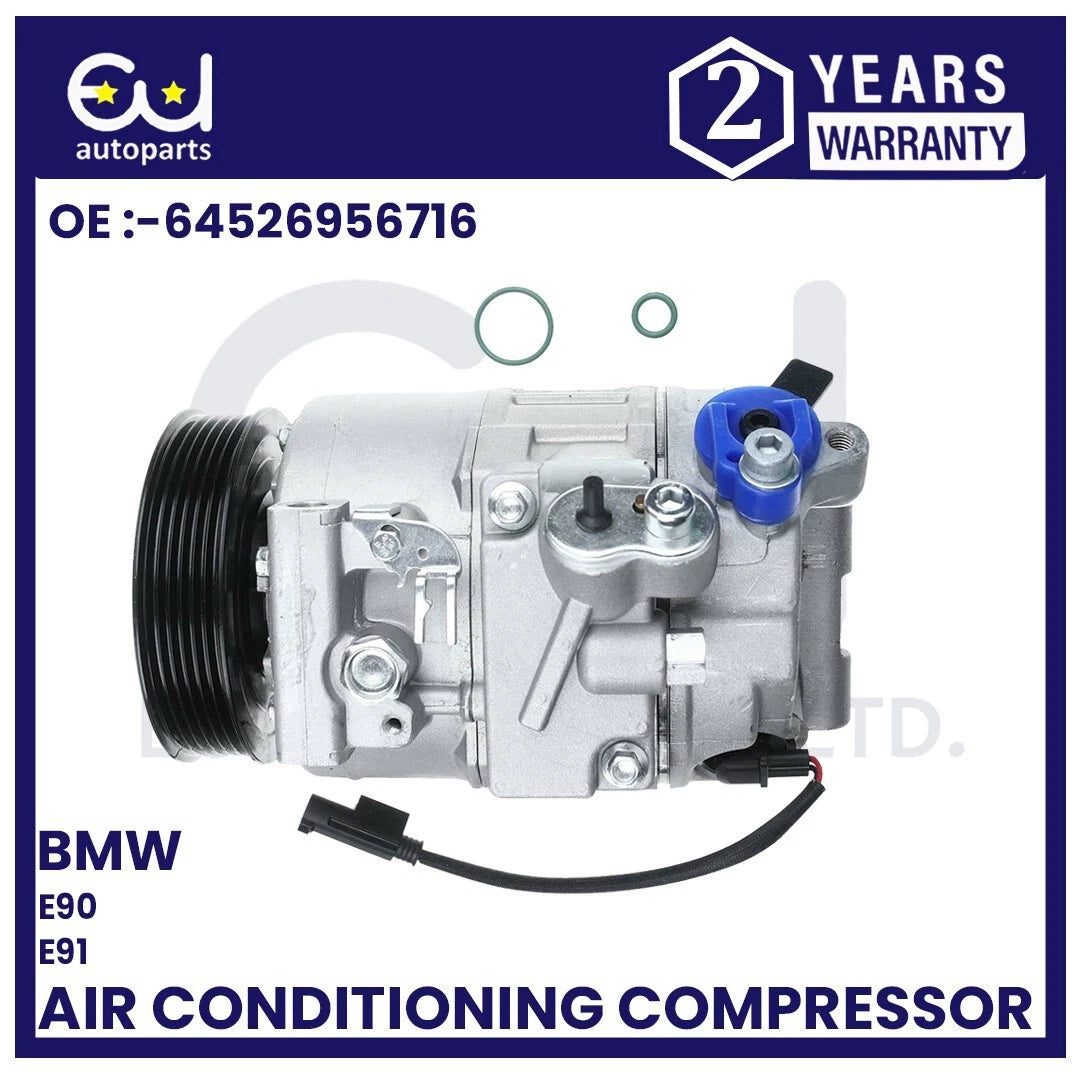 AIR CON A/C COMPRESSOR FOR BMW 1 3 SERIES E90 E91 E92 E93 E81 E87 E88 X1 E84
