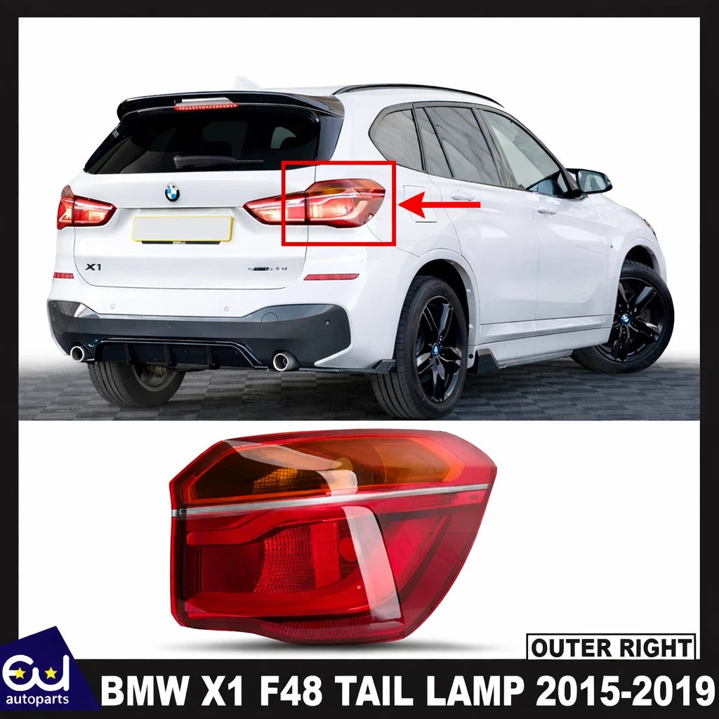 FOR BMW X1 F48 15-19 RH RIGHT DRIVER SIDE REAR OUTER TAIL LIGHT BRAKE LAMP LED