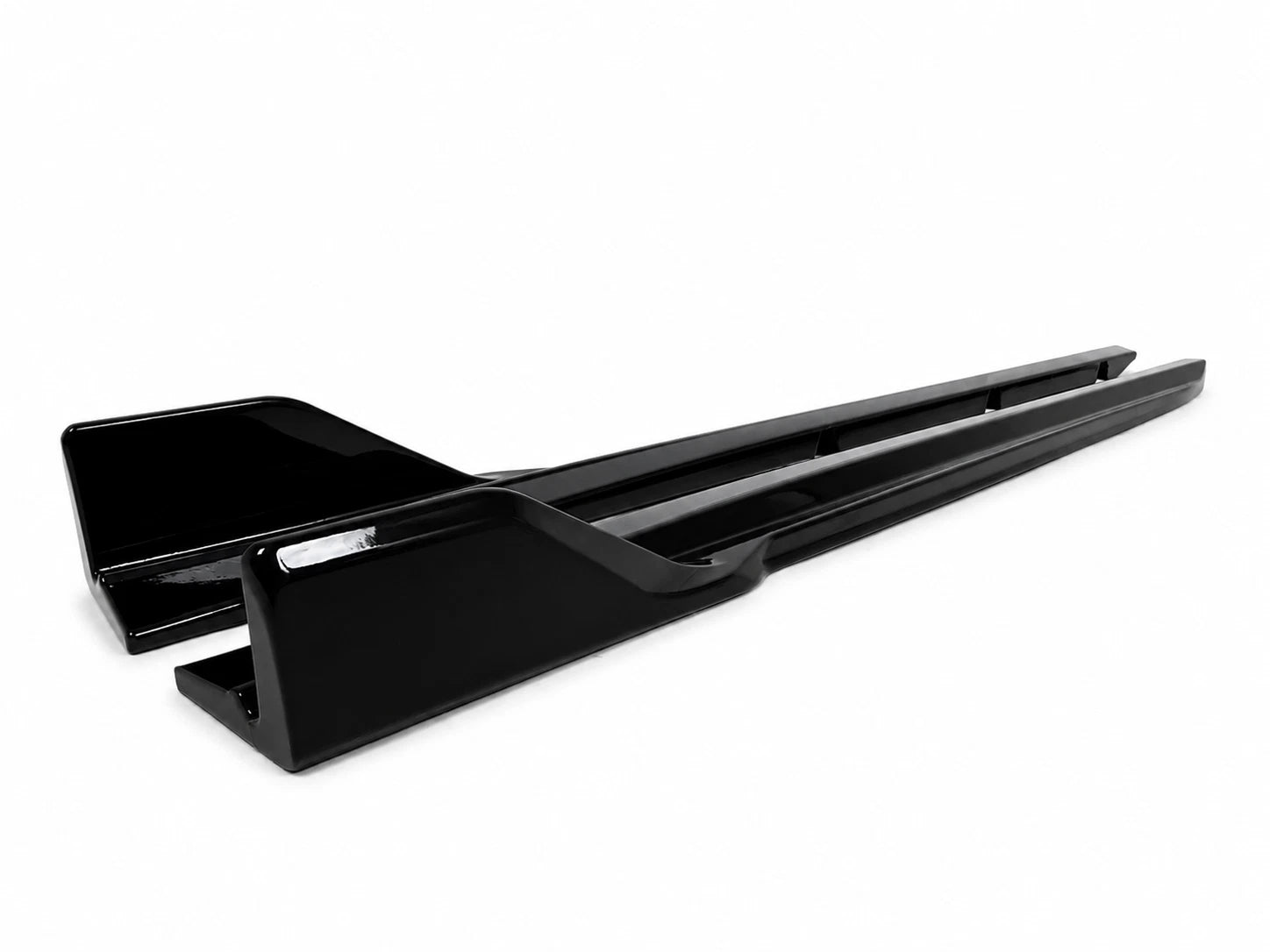 FOR BMW X5 G05 M SPORT GLOSS BLACK SIDE SKIRTS EXTENSION BLADES FACELIFT 18-23