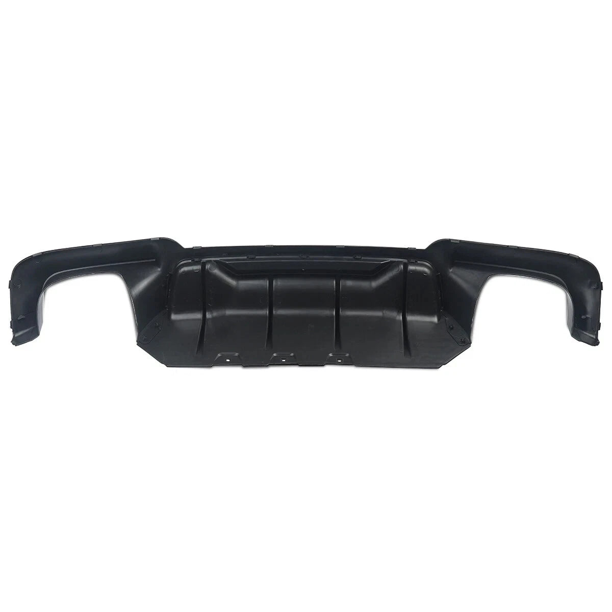 FOR BMW 5 SERIES F10 REAR BUMPER DIFFUSER MSPORT SPLITTER VALANCE GLOSS BLACK
