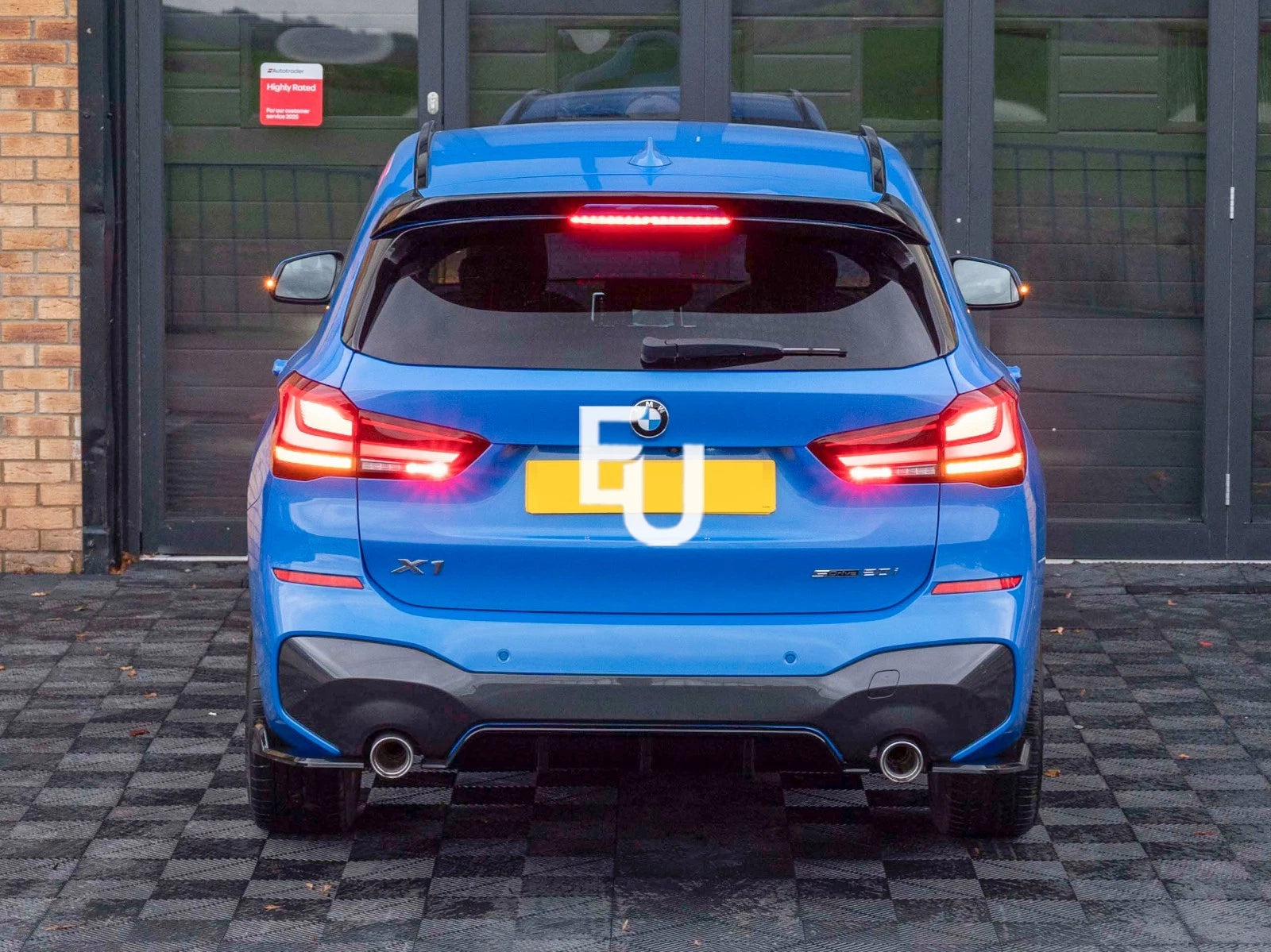 FOR BMW X1 F48 MP STYLE REAR DIFFUSER FRONT SPLITTER LIP BODY KIT BODYKIT 16-19