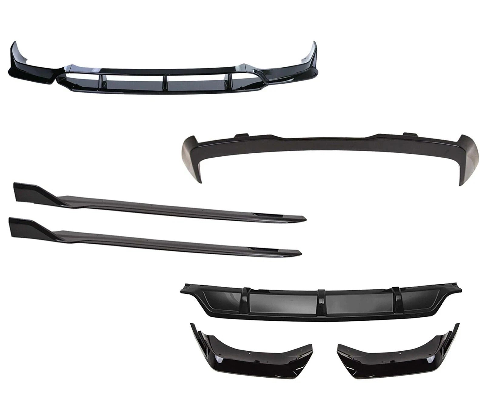 BODY KIT FRONT SPLITTER LIP DIFFUSER SIDE SKIRT SPOILERS FOR BMW X7 G07 BODYKIT