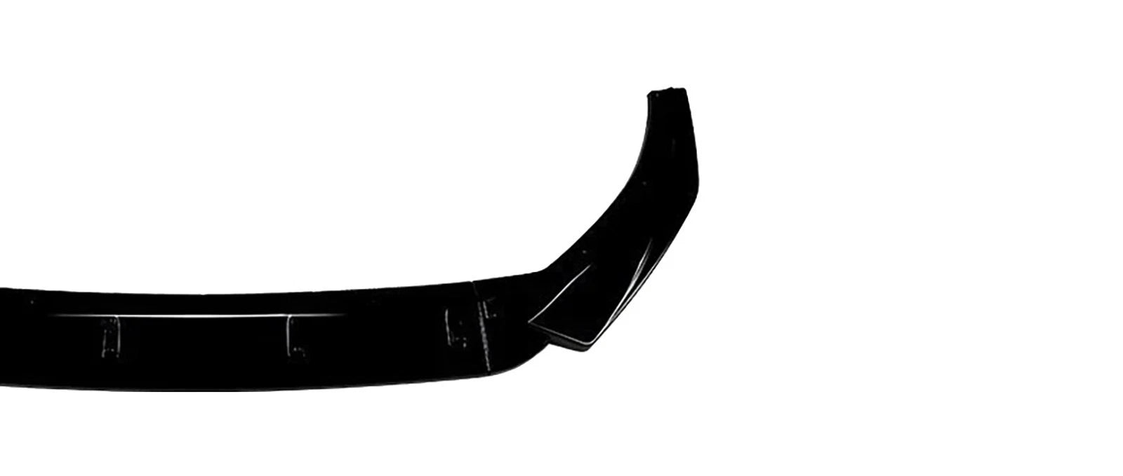FOR AUDI A3 SE 8V NON S LINE GLOSS BLACK FRONT SPLITTER SPOILER LIP BODY 2013-16