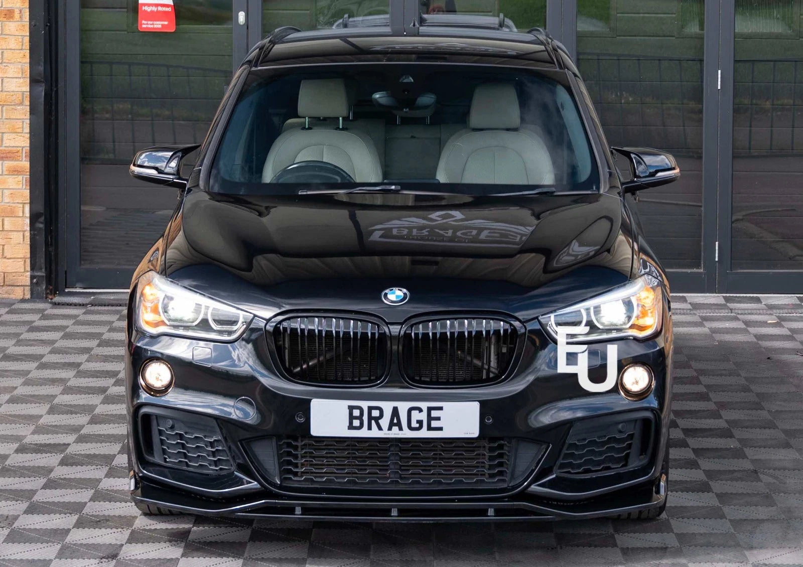 FOR BMW X1 F48 F49 DUAL SLAT KIDNEY FRONT MP GRILLE GRILL PRE FACELIFT 2016-2019