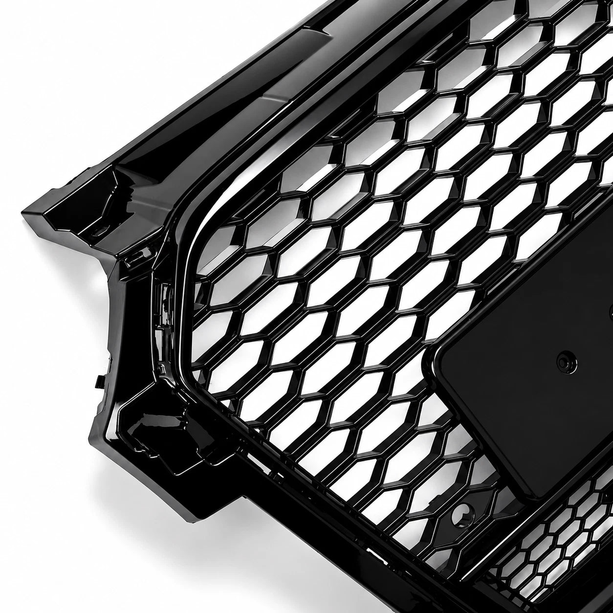 FOR AUDI A1 S1 8X FACELIFT 2015–2018 FRONT GRILLE RS1 STYLE GLOSS BLACK ABS