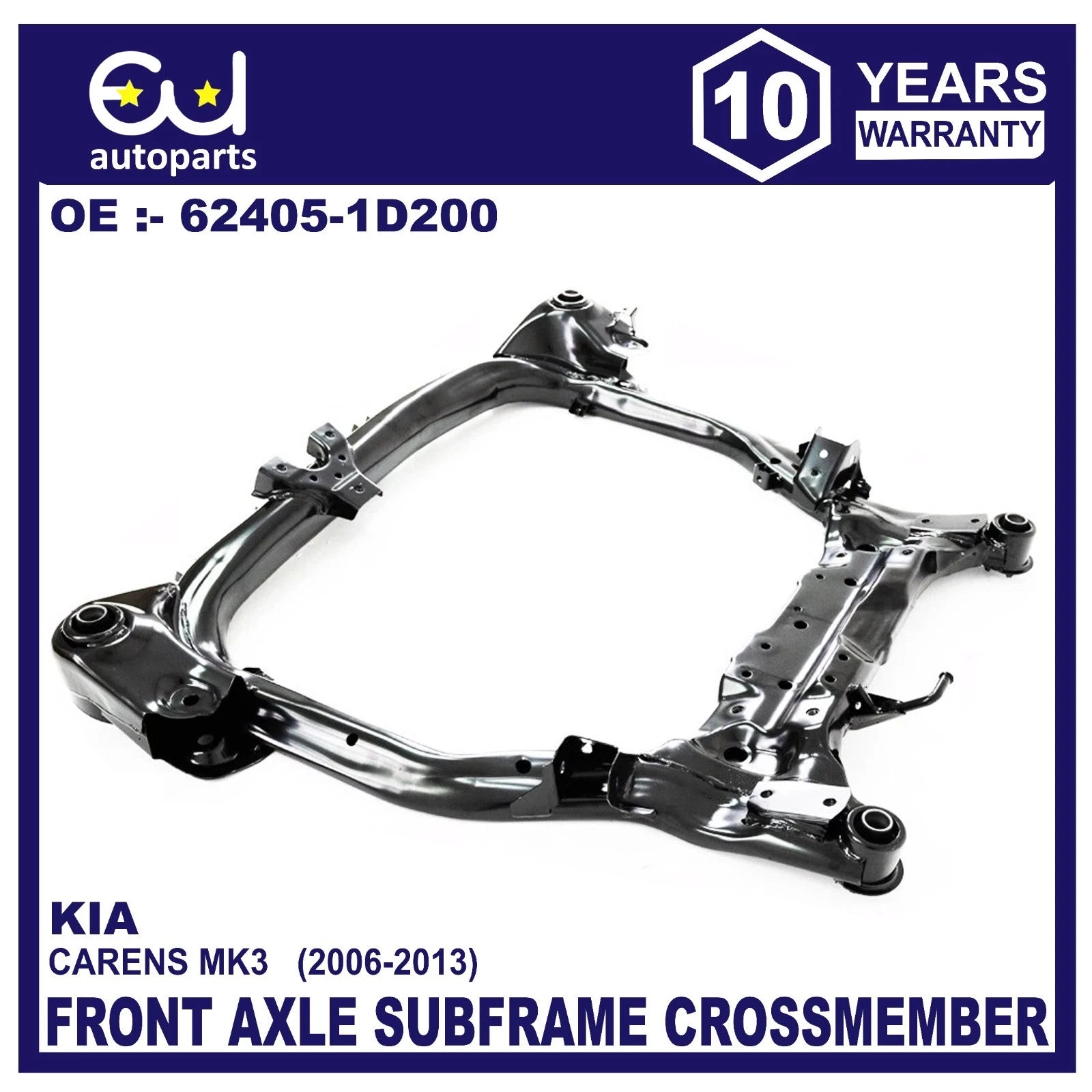 FRONT AXLE SUBFRAME CROSSMEMBER FOR KIA CARENS MK3 06-13 62405-1D200