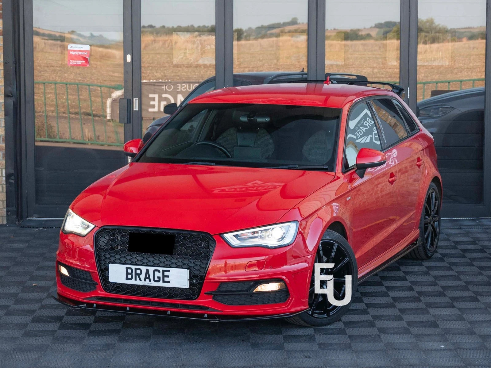 FOR AUDI A3 S3 8V 2012-2016 S-LINE HATCH FRONT BUMPER WITH WASHER & PDC HOLES