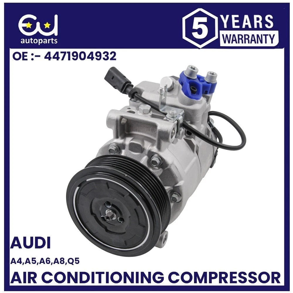 AIR CON AC COMPRESSOR PUMP FOR AUDI A4 B8 8K A5 8T A6 C5 A8 Q5 8RB DCP02014