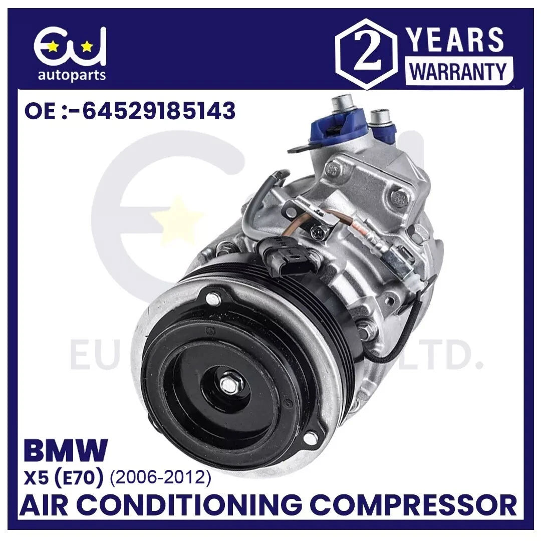AIR CONDITIONING AC COMPRESSOR PUMP FOR BMW X5 E70 30i 2006-10 3.0 64529185143