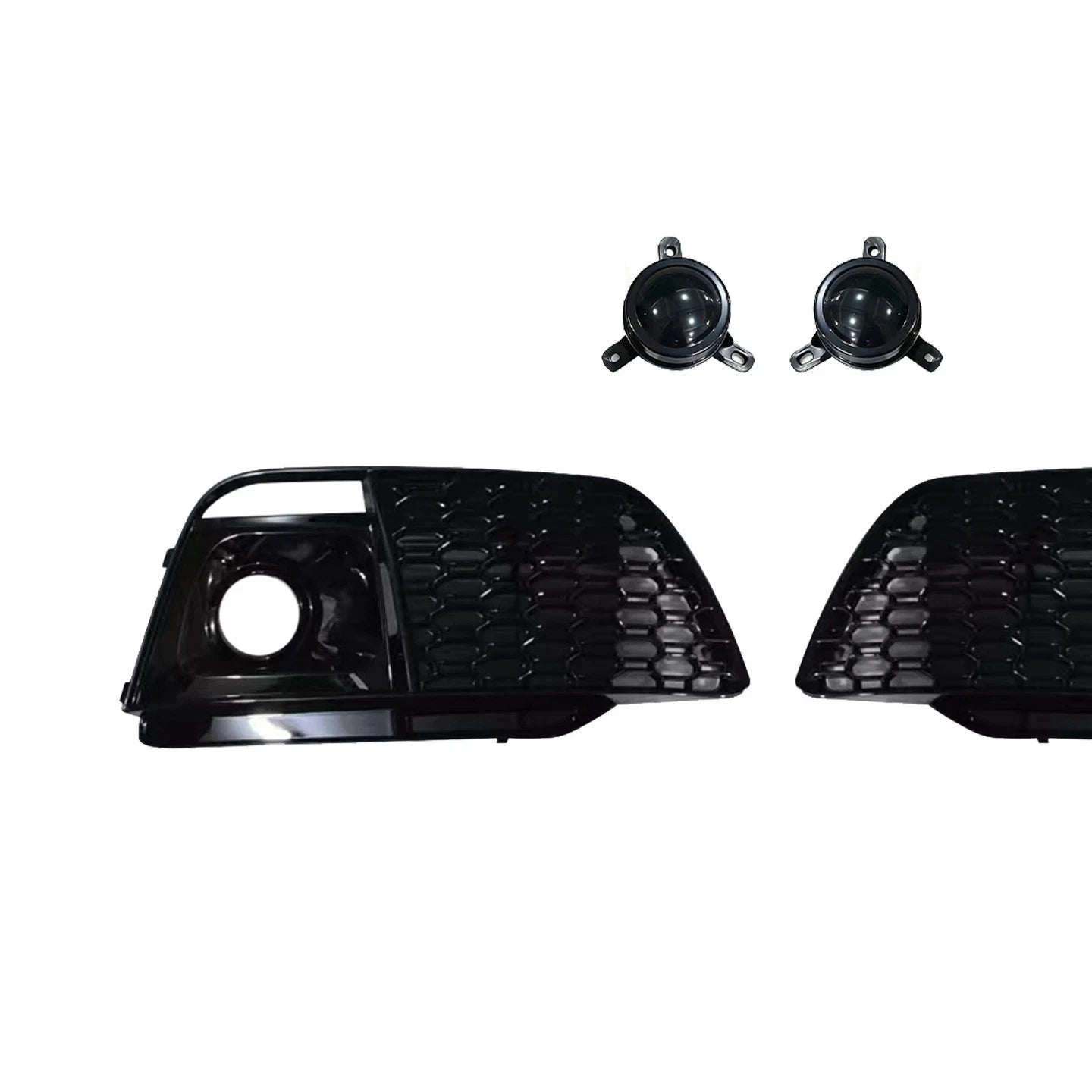 'RSQ5 STYLE' FRONT BUMPER HONEYCOMB GRILLE FOG GRILLE FOR AUDI Q5 SQ5 FY 17-20