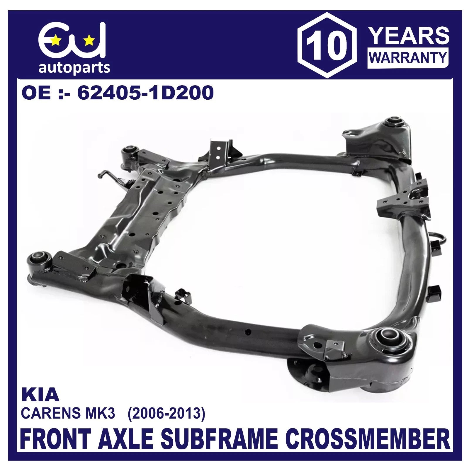 FRONT AXLE SUBFRAME CROSSMEMBER FOR KIA CARENS MK3 06-13 62405-1D200