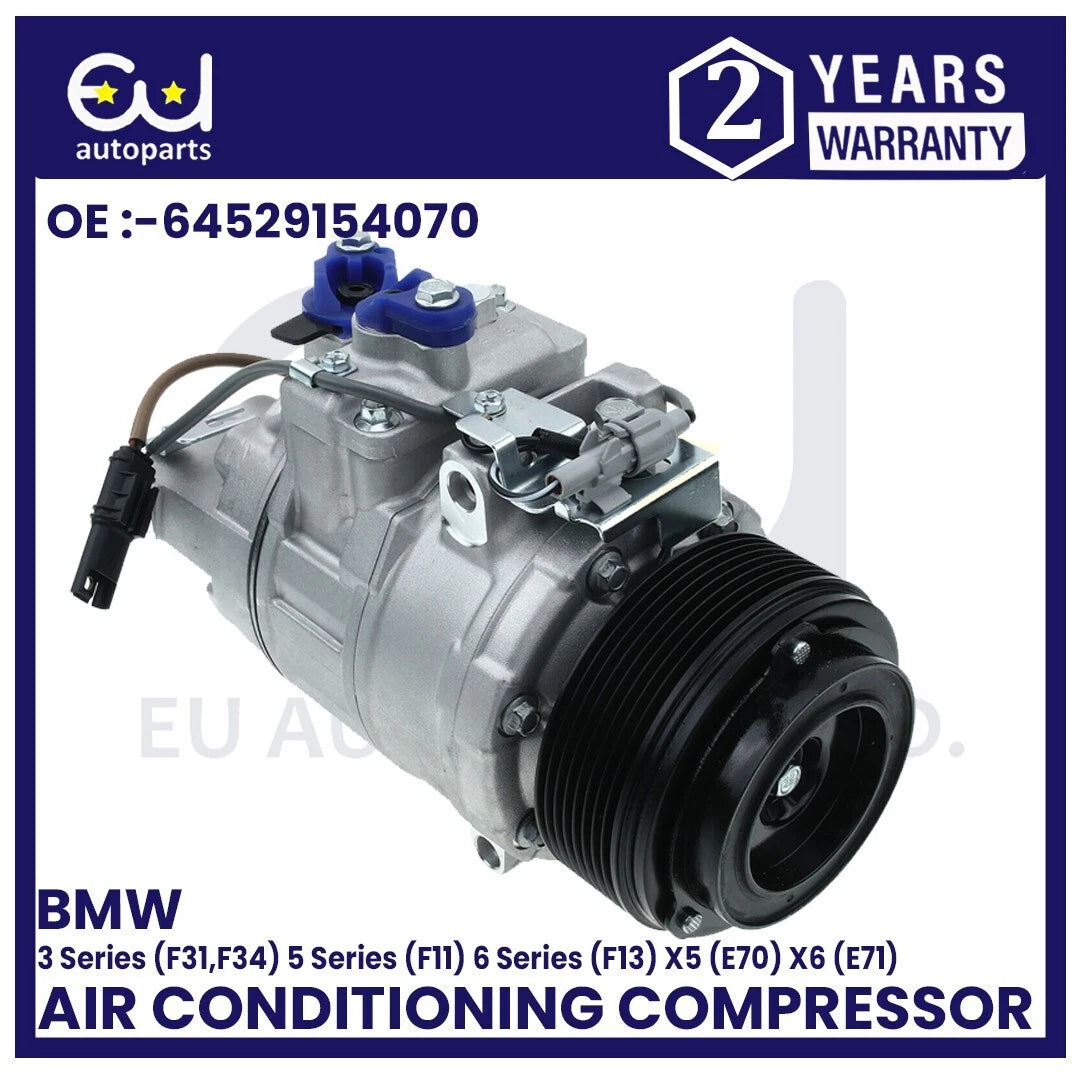AIR CON AC COMPRESSOR FOR BMW 3 4 5 SERIES F30 F31 F80 F32 F33 F36 X6 E71 E72