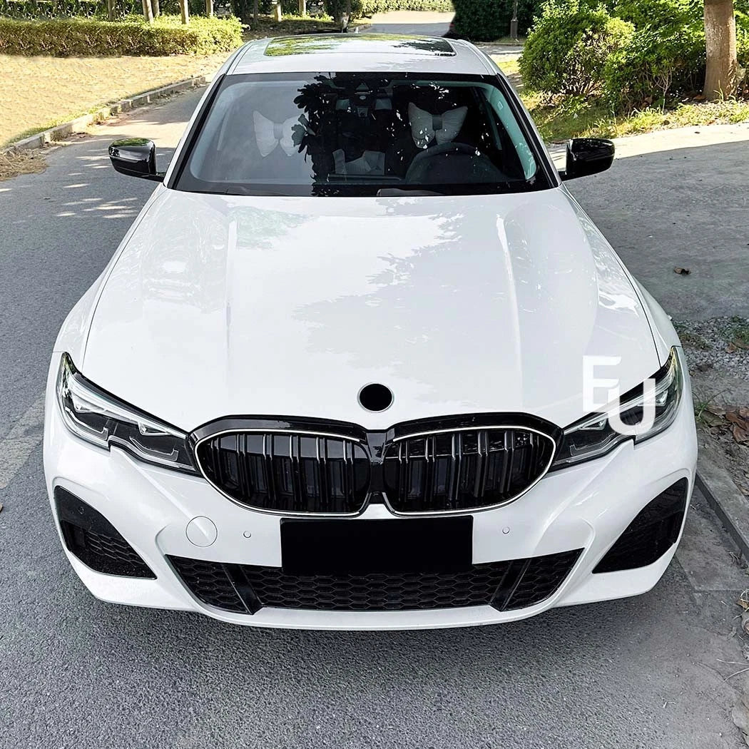 DOUBLE SLAT FRONT LED KIDNEY GRILLE LIGHT GRILL FOR BMW 3 SERIES G20 G21 19-2022