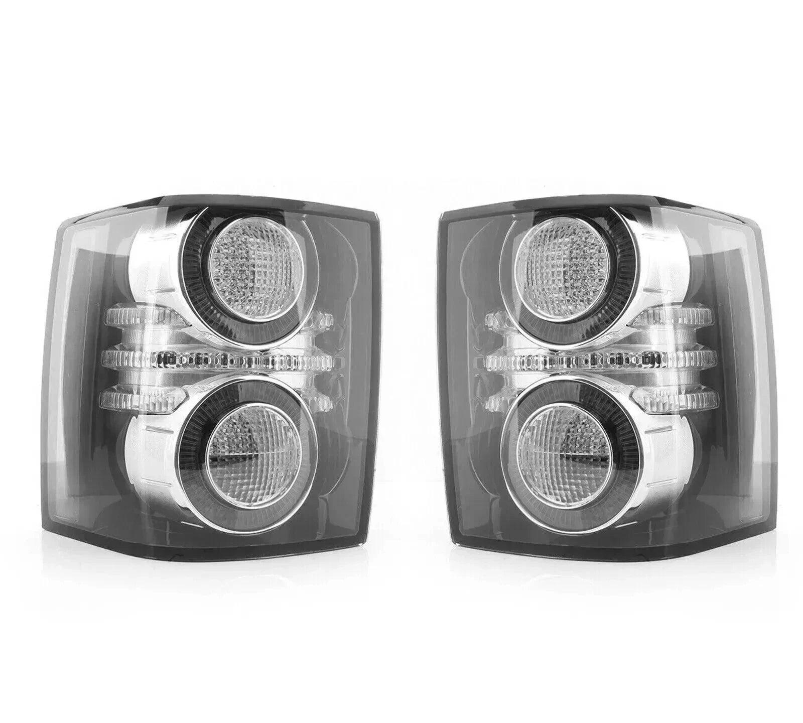 PAIR REAR LEFT RIGHT SMOKED LED TAIL LIGHT LAMP FOR RANGE ROVER VOGUE L322 10-12