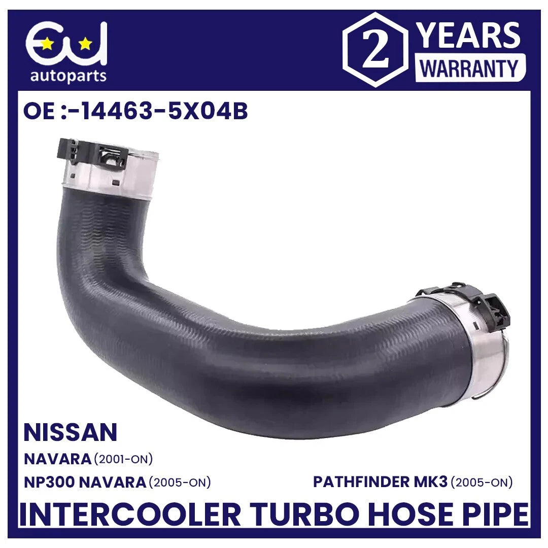 FOR NISSAN NAVARA D40 PATHFINDER 2.5 TURBO INTERCOOLER HOSE PIPE 144635X00B