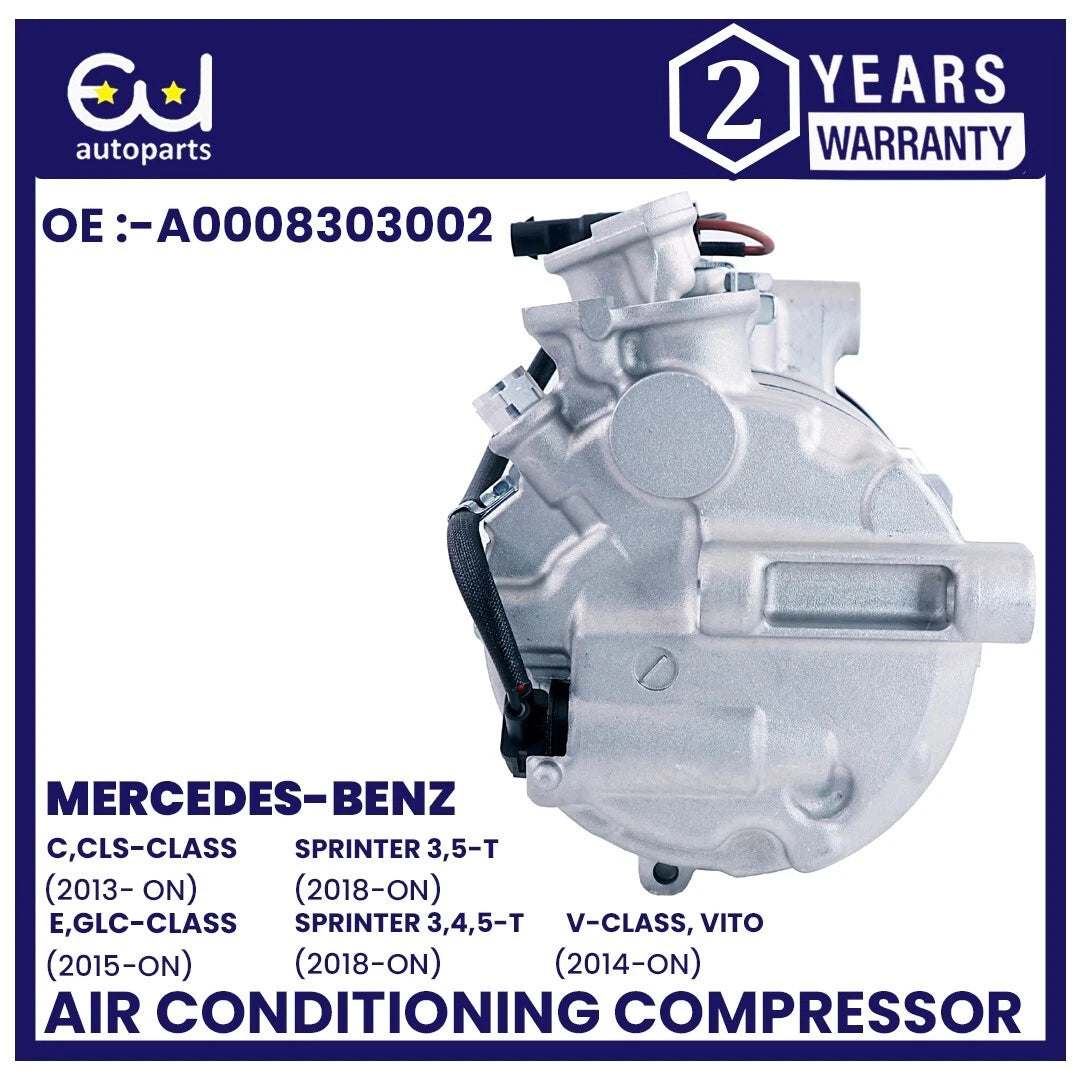 AIR CONDITIONING AC COMPRESSOR FOR MERCEDES W205 W213 X253 C257 GLC C E CLASS