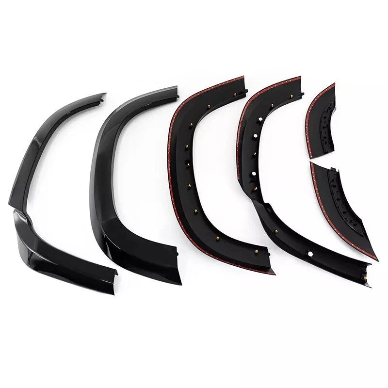 WIDE BODY WHEEL ARCH FLARES KIT GLOSS BLACK FOR LAND ROVER DEFENDER 110 L663 20+